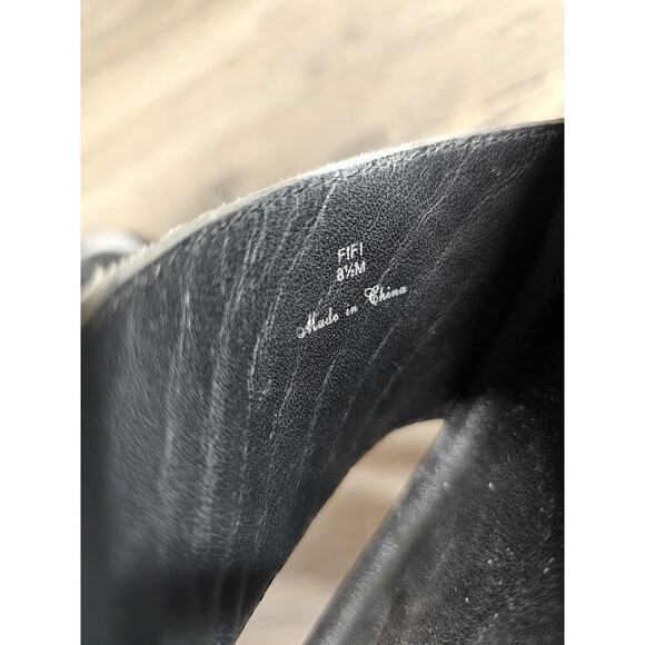 Donald Pliner FIFI Thong Sandal Woven Slide Gray Leather size 8.5 - Picture 9 of 10